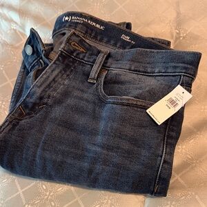 Banana Republic Men's Dark Blue Straight Jeans 31x32